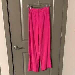 H&M Fuchsia Wide-Leg Pants